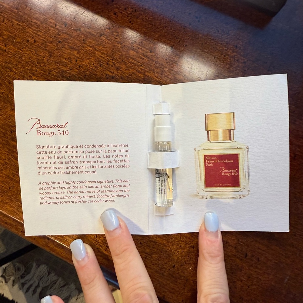 NWT - Maison Francis Kurkdjian Paris - Baccarat Rouge 540 2 ml .06 fl oz Sample - Picture 3 of 4